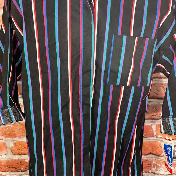 Rhapsody vintage Striped deadstock new with tags Large NWT - Picture 2 of 9
